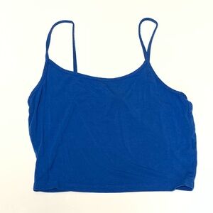 Blue Crop Top size Small